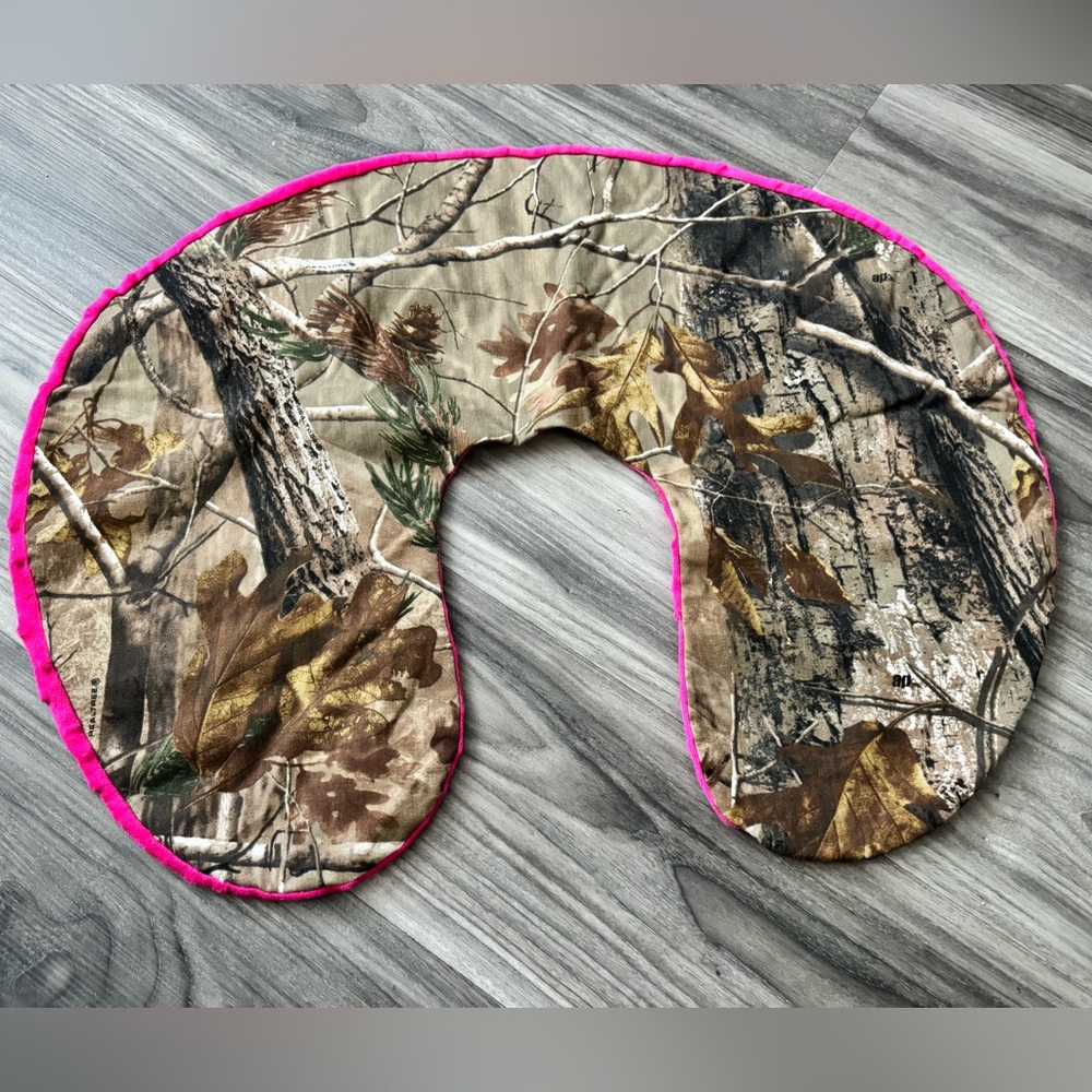 Camouflage with Pink Boppy Pillow Cover